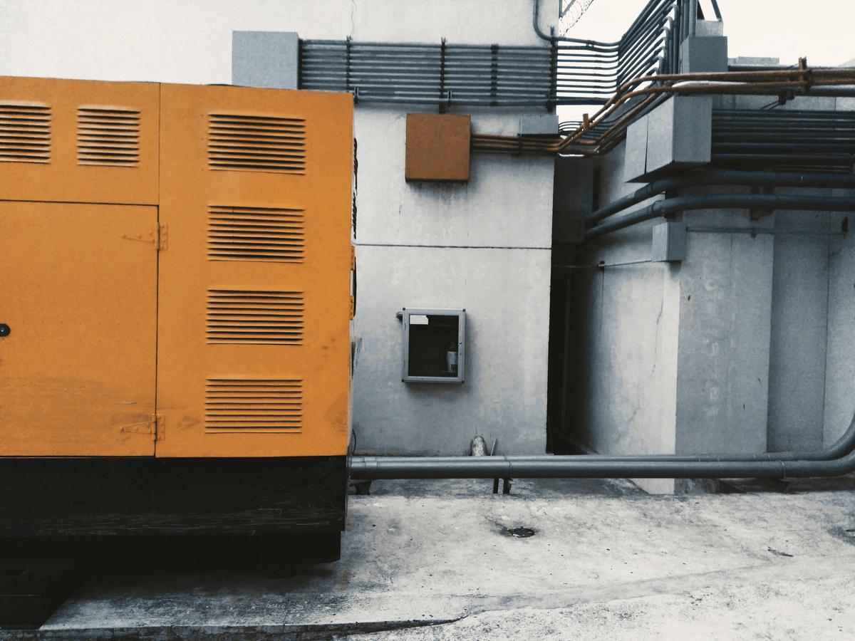 Standby backup generator installation