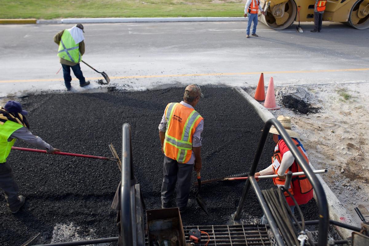 Paving and site construction work